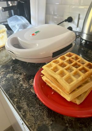 Una foto de Waffles