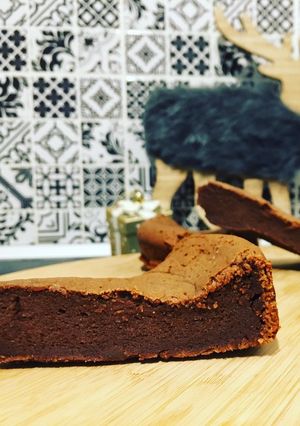 Une photo de Fondant chocolat crème de marron