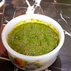 A picture of 🥬🥬Mint green chuttni🥬🥬.