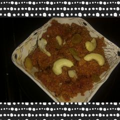 A picture of Gajar ka halwa.