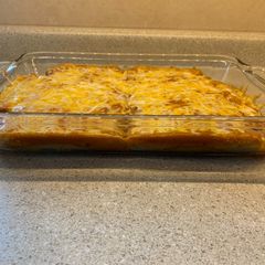 A picture of Enchiladas.