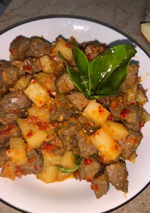 Foto resep Sambal goreng hati sapi & kentang