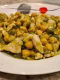 Garbanzos al pesto