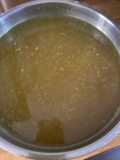 Caldo de huesos horneados