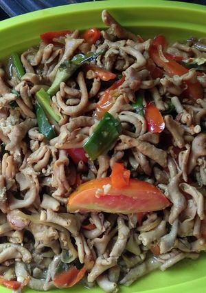 Foto resep Usus cabe hijau