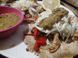 Tacos de pollo con tortilla de avena, apto DMA