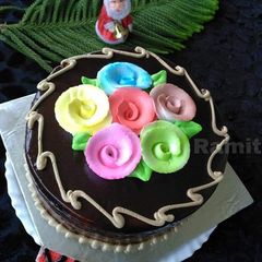 A picture of Christmas Special Chocolate Cake.