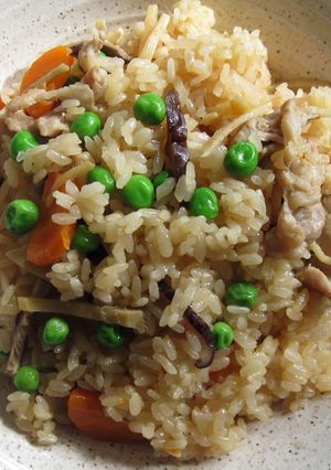 A picture of Pork ‘Okowa’ Glutinous Rice.