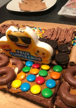 Una foto de Torta de brownie