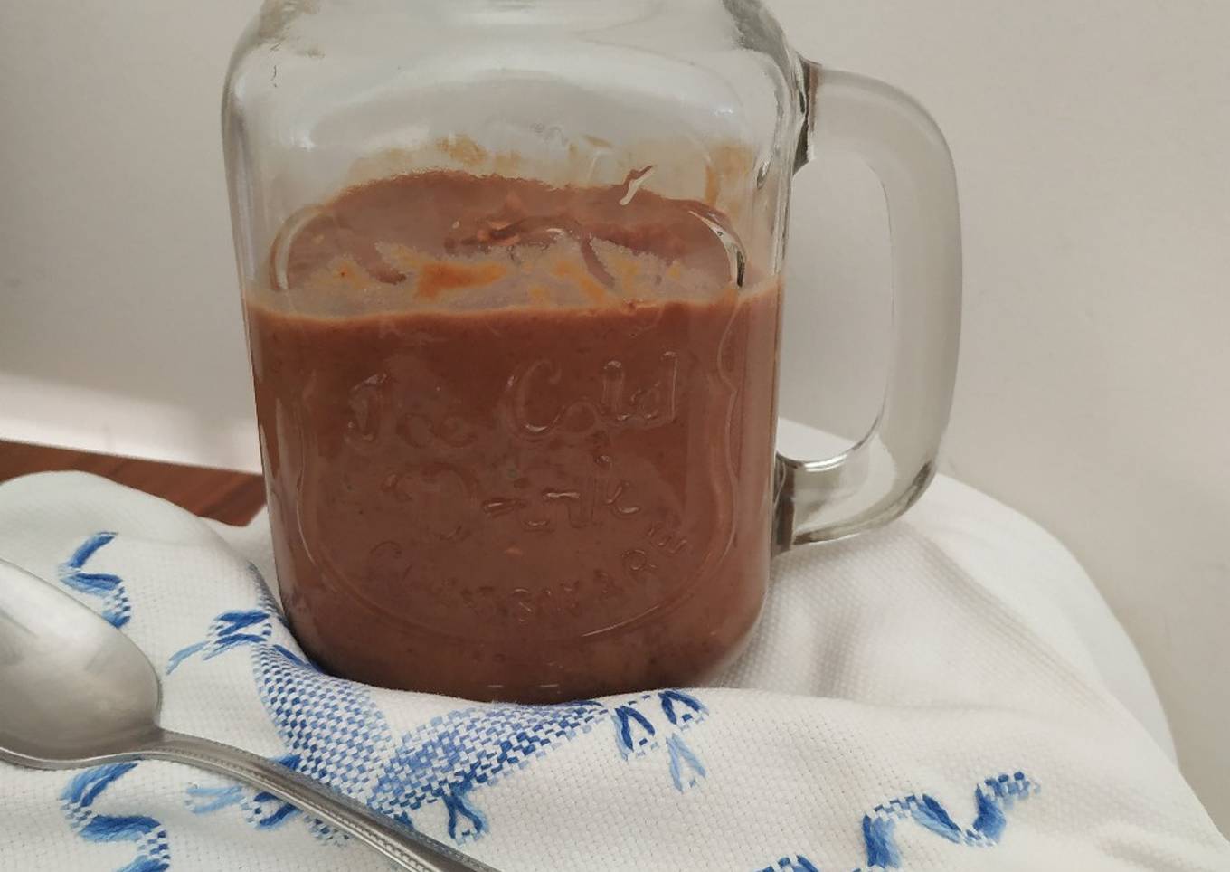 Chocolate a la taza con calabaza