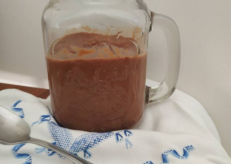 Chocolate a la taza con calabaza