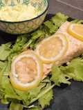Salmone al vapore