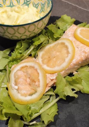 Foto di Salmone al vapore