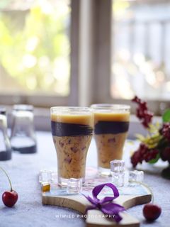 Foto resep Es Cincau Moka