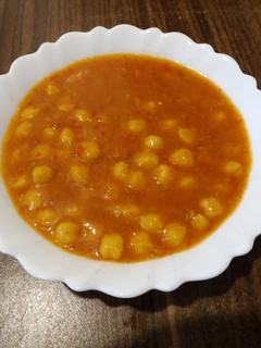 عکسی از دستور سوپ نخود یونانی