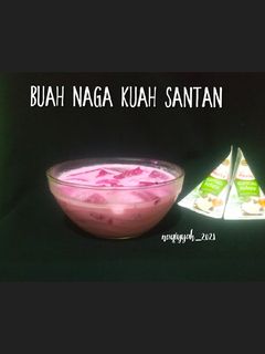 Foto resep 307. Buah Naga Kuah Santan
