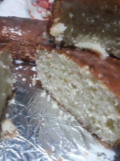 Una foto de Budín glaseado de limón _ san