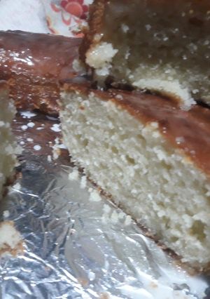 Una foto de Budín glaseado de limón _ san