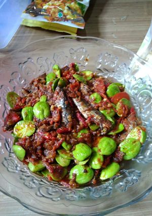 Foto resep Sambel ikan asin feat pete.