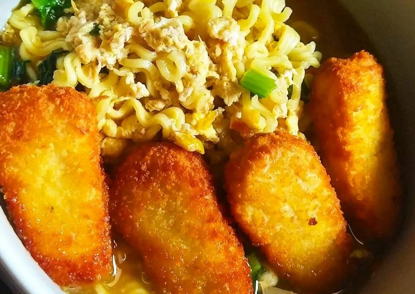 🍜🌶Mie instan chicken nuggets