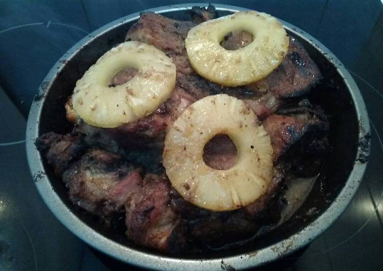 Pernil navideño venezolano