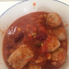 A picture of Herby Bean and Sausage Stew.