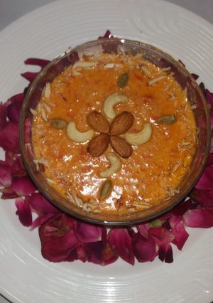 A picture of Carrot kheer.