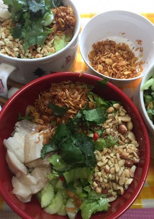Hình của món Bún thịt luộc nước mắm.