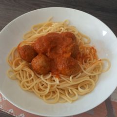 A picture of Pork meatballs.