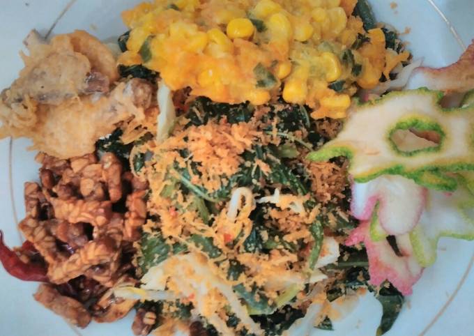 Resep Nasi Urap Sayur Endessss Oleh Atikah Hafni - Cookpad