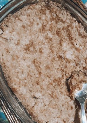 Una foto de Crumble de manzanas
