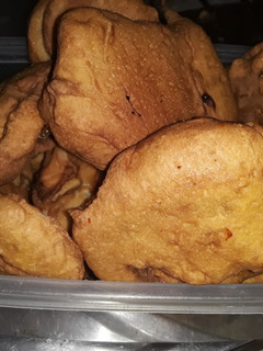 Una foto de Buñuelos rellenos con dulce, con harina 000