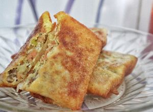 Foto resep Martabak telur sosis