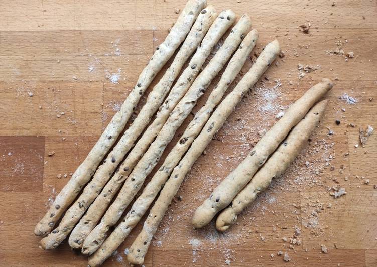 Grissini con esubero di lievito madre