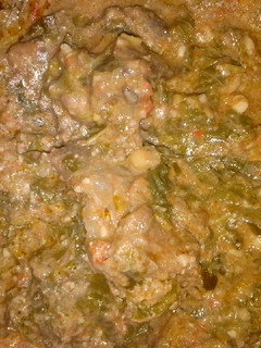A picture of Spinach soup.