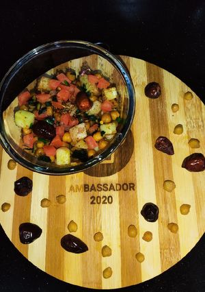 A picture of Tarka Aloo Chaana Chaat 😋.