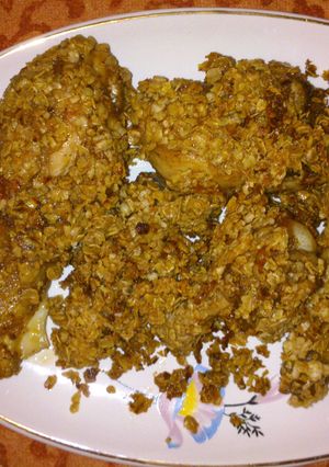 A picture of Crunchy Oats chicken.