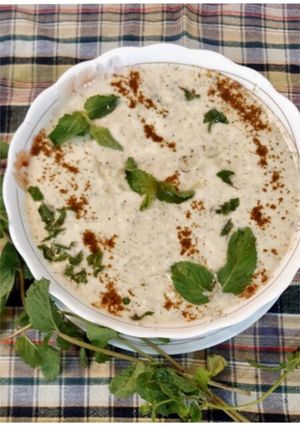 A picture of Pudina Raita.