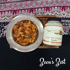 A picture of Fried Prawns with Potato Starch.