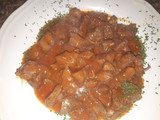 Guisado de pavo con tomate