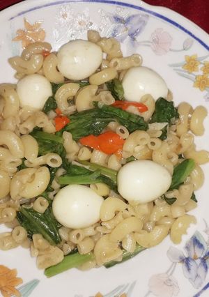 Foto resep Tumis Makaroni Telur Puyuh
