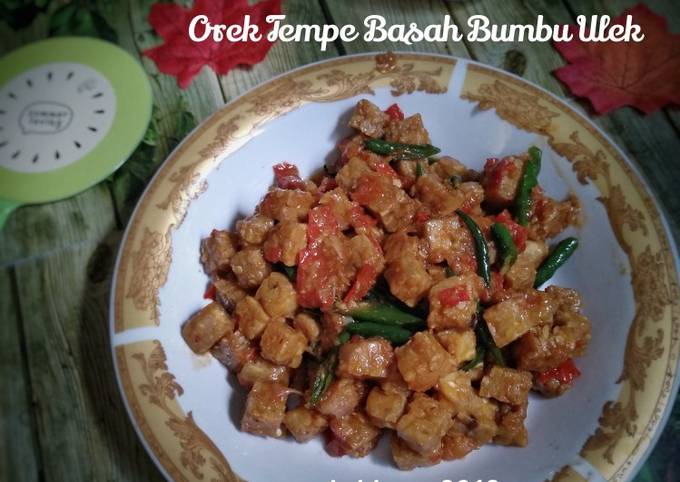 Resep Orek Tempe Basah Bumbu Ulek Resep Orek Tempe Basah Bumbu Ulek