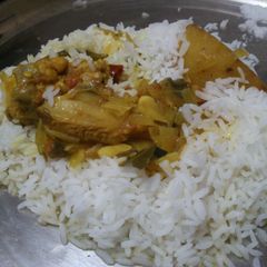 A picture of Kosha murgir mangsho (Stirred Chicken Curry...the Bong version).