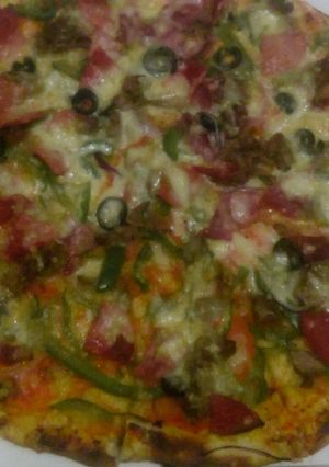 A picture of Pizza periperi.