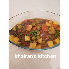 A picture of Tilapia fish peper soup.