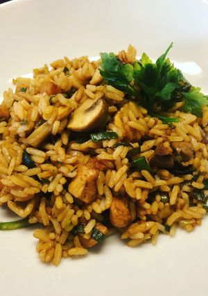 Gombás rizseshús Kittina konyhájából recept fotója