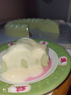 Foto resep Puding susu matcha latte