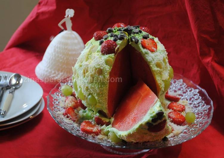 Recipe of Award-winning No bake watermelon cake