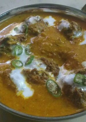 A picture of Lauki Kofta.