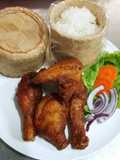 ไก่ทอดขมิ้นข้าวเหนียว